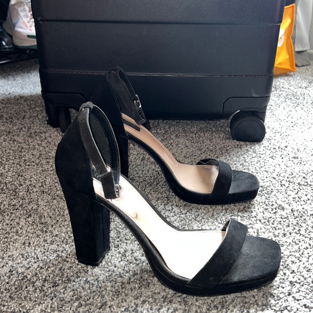 Black high heels